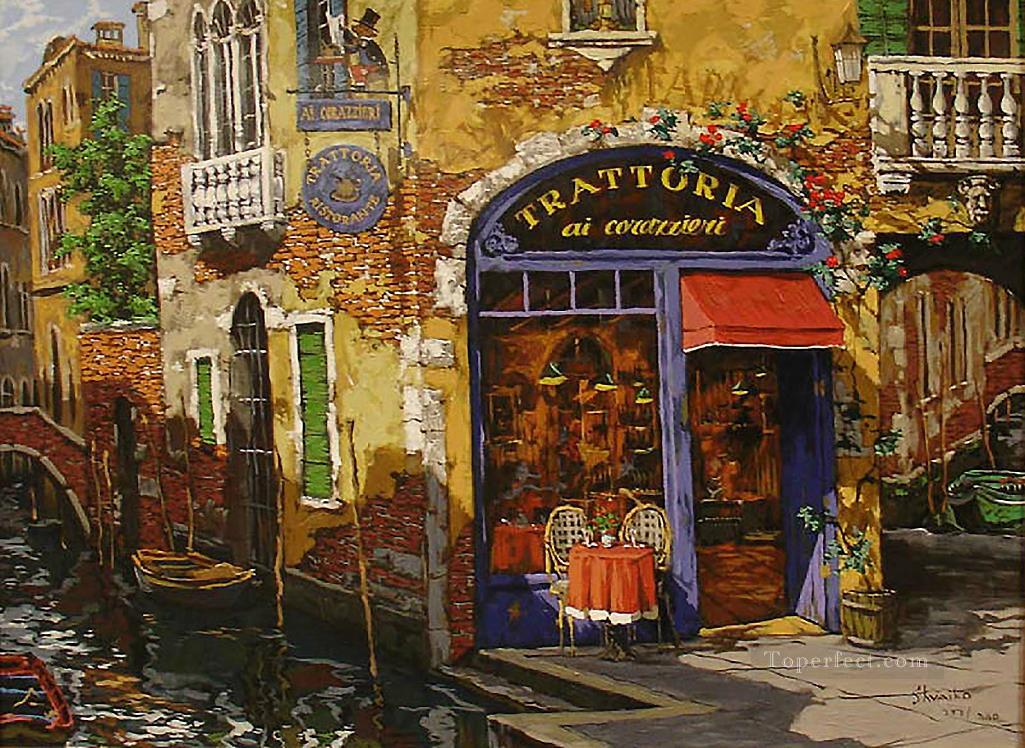Trattoria on the Water shops.JPG Oil Paintings